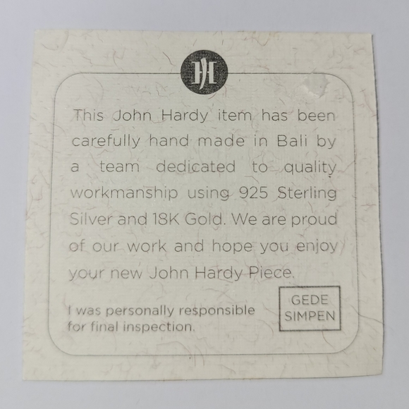 RARE John Hardy Kali Smoky Quartz Necklace 925 Silver - Picture 6 of 9